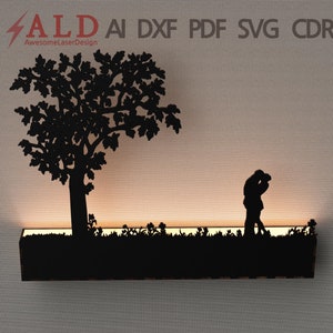 Shadow box laser cut files lightbox svg files dxf files for laser lasercut file laser cut vector laser cut template glowforge lasercut files