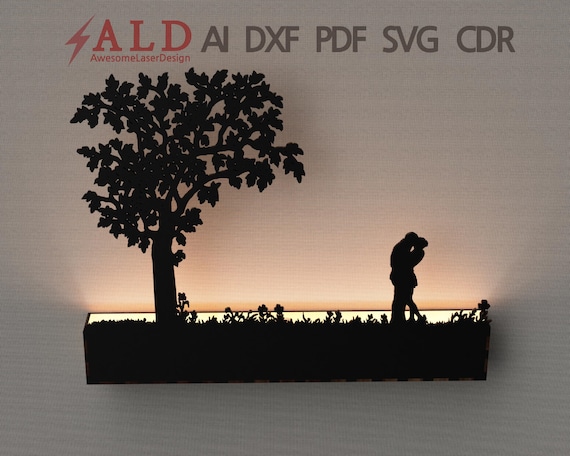 Shadow box laser cut files lightbox svg archivos dxf archivos | Etsy México