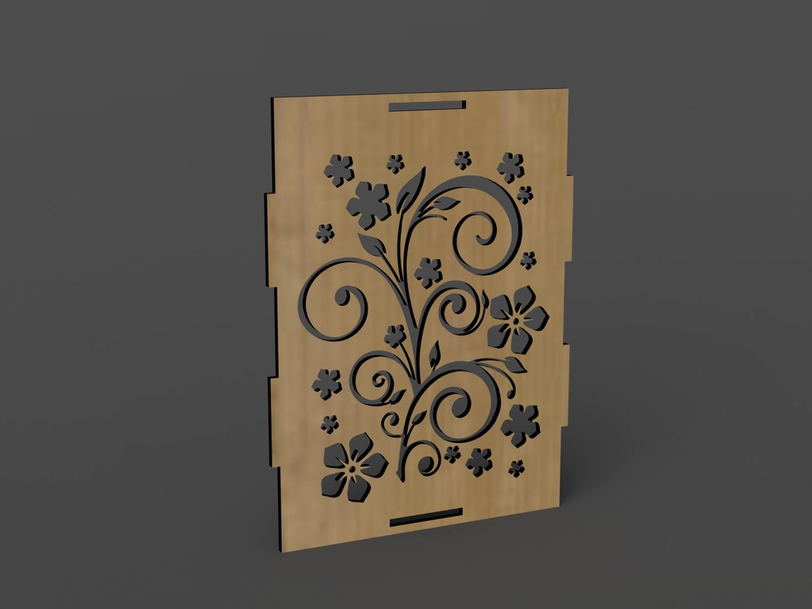 Light Box Laser Cut Files Lightbox Svg Files Dxf Files for Etsy