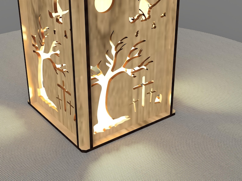 Light Box Laser Cut Files Lightbox Svg Files Dxf Files for Laser Lasercut File Laser Cut Vector