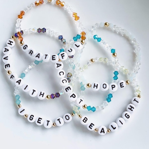 Gem Name Bracelet