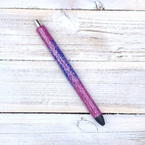 Purple Glitter Pen for Journaling, Unique Gift for Friends, February Birthday Gifts for Sister, Graduation Gifts for Daughter, Writer Gifts