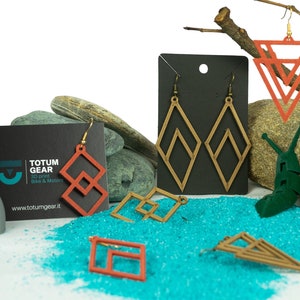 Bio-Line earrings (BIO PLA) 3D PRINTED