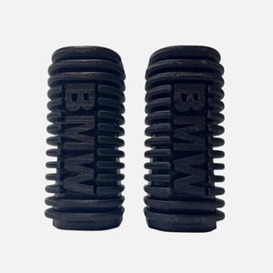 Par de reposapiés de goma para BMW K100 / K75 LOGO