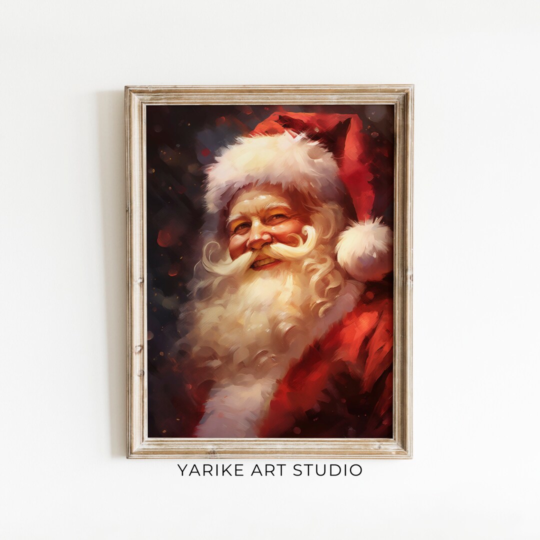 油絵 絵画【サンタの里】 il_fullxfull.7051403817_iq3a.jpg