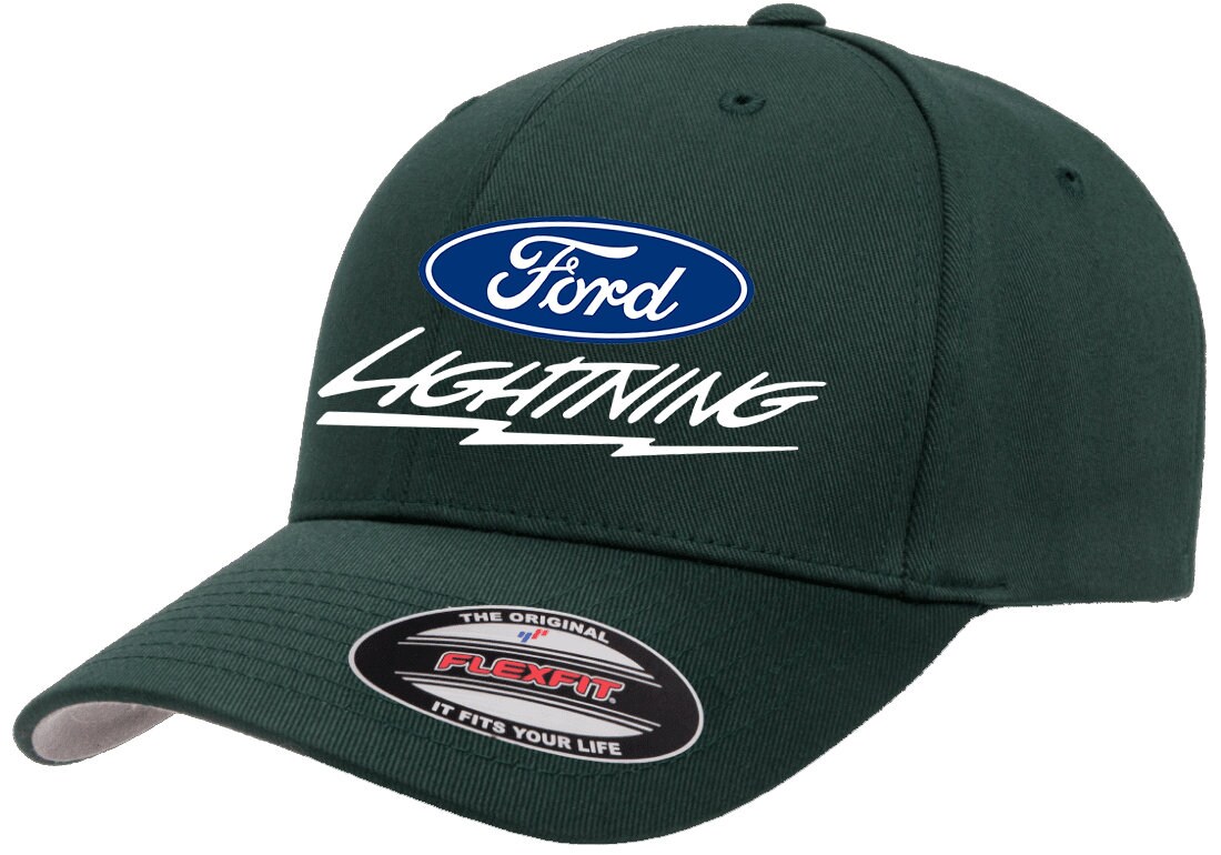 Ford Ranger 1983-88 Pickup Truck Outline Baseball Cap - Flexfit Fitted Hat, Maroon, S/M - View #5
