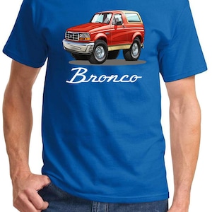 1992-96 Ford Bronco 4x4 Retro Full Color Design Tshirt - Etsy
