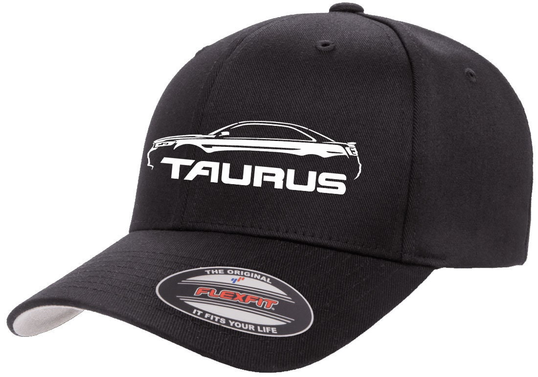 Ford GT Baseball Cap - 2004-2006 Classic Outline Design, Flexfit Fitted Hat (Sizes Sm/Med, Lar/XL) - View #11