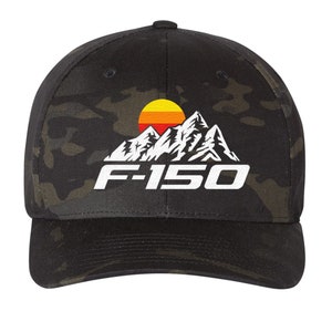 Ford F150 Pickup Truck Mountains Classic Design Flexfit 6277 Baseball Hat Cap