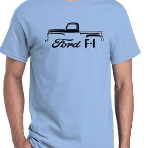 1948-52 Ford F1 Pickup Truck Classic Outline Design Tshirt