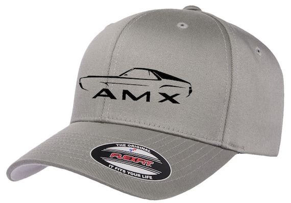 1968 1969 AMC AMX Classic Outline Design Flexfit 6277 Baseball Hat