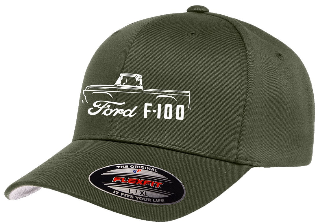 Ford SVT Raptor F150 Outline Design – Flexfit 6277 Baseball Cap, Athletic Fit, Größen S/M & L/XL