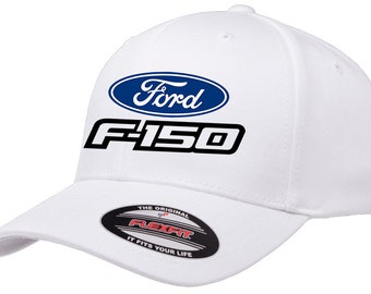 Ford F150 Pickup Truck Logo Classic Design Flexfit 6277 Baseball Hat Cap