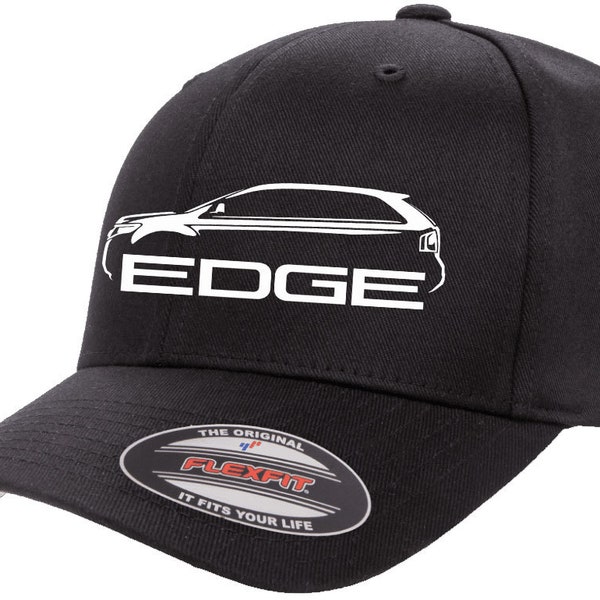 Ford Edge SUV Classic Outline Design Flexfit 6277 Baseball Hat Cap