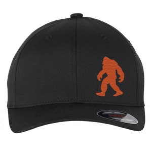 Bigfoot Sasquatch Embroidered Classic Design Flexfit 6277 Baseball Hat Cap