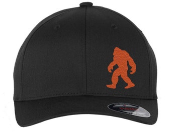 Bigfoot Sasquatch Embroidered Classic Design Flexfit 6277 Baseball Hat Cap