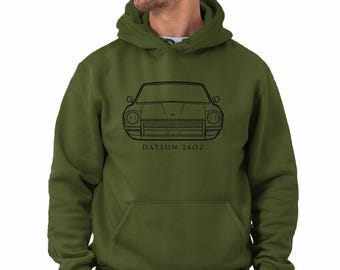 Datsun 240Z Sports Car Front End Design Hoodie Sweatshirt - Etsy