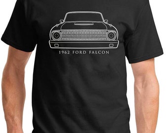 1962 Ford Falcon Front End Profile Design Tshirt