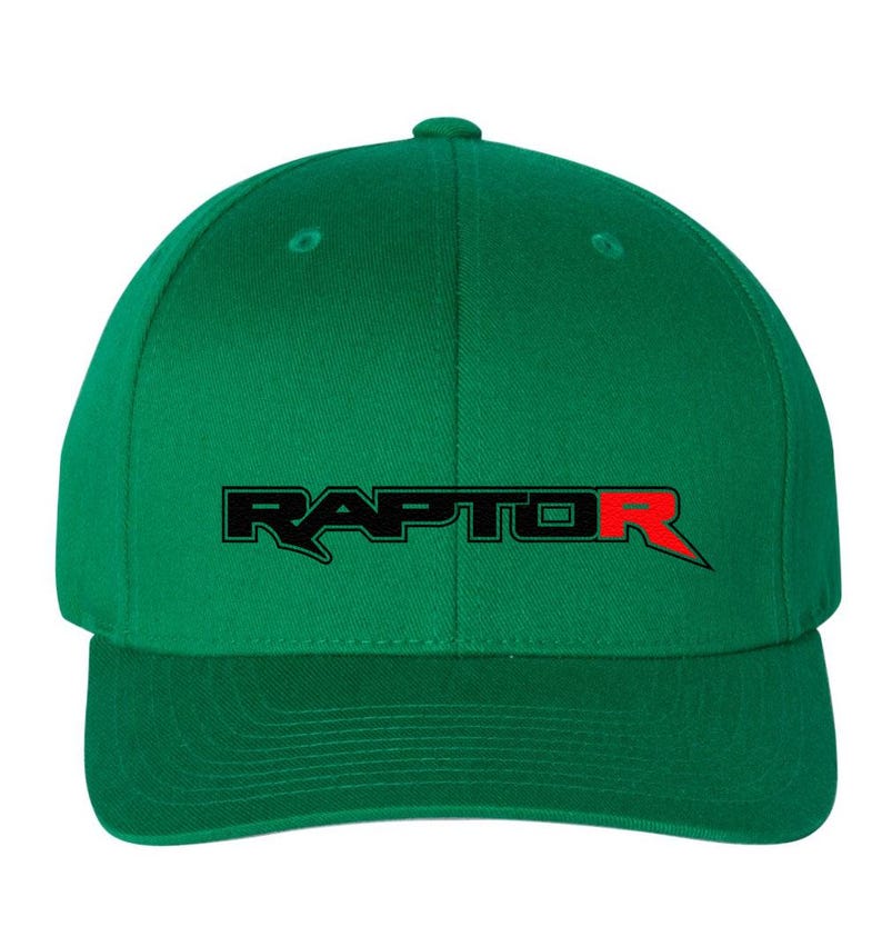 Ford Raptor R Lettering In Red Ford Raptor R F150 Truck Logo Fully Embroidered Design Flexfit 6277 ...