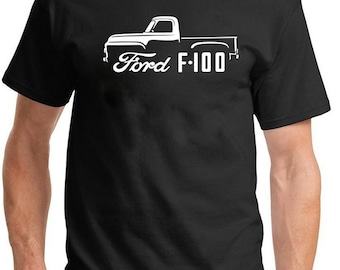 1953-56 Ford F100 Pickup Truck Outline Design Flexfit Hat - Adjustable Baseball Cap - View #5