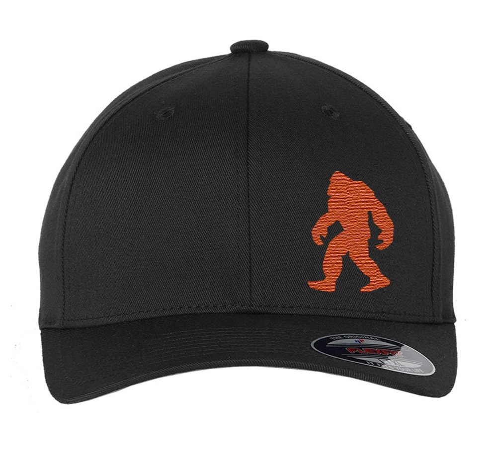 Bigfoot Sasquatch Embroidered Classic Design Flexfit 6277 Baseball