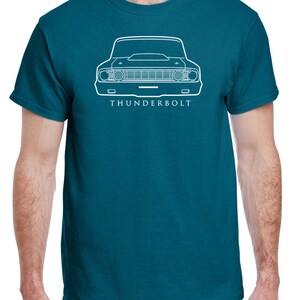 1964 Ford Fairlane Thunderbolt Front End Profile Design Tshirt