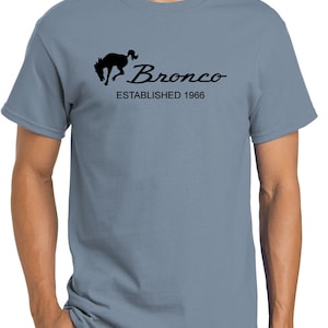 1966-77 Ford Bronco 4x4 Truck Established Classic Design Tshirt
