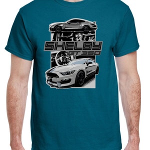 2016-20 Shelby GT350 Mustang Grey Car Full Color Design Tshirt