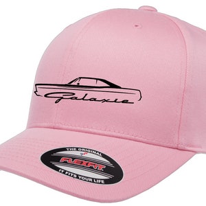Ford Mustang Hardtop Outline Design Baseball Cap - Flexfit Fitted Hat (2005-2009 Models)