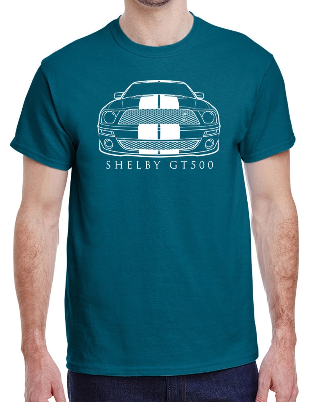 2007 Shelby GT500 Mustang T-Shirt - American Muscle Car Design, Heavy Cotton Tee