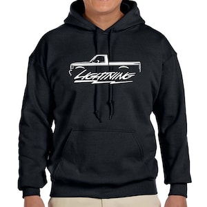1993 1994 1995 Ford SVT Lightning F150 Truck Classic Outline Design Hoodie Sweatshirt