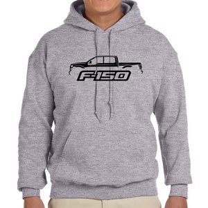 2015-20 Ford F150 Pickup Truck Classic Outline Design Hoodie Sweatshirt