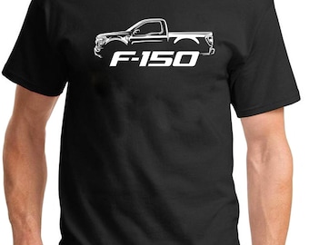 2021-24 T-shirt classique de conception de camionnette simple cabine Ford F150