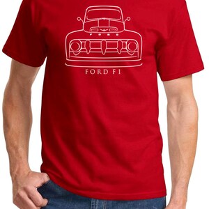 1951 1952 Ford F1 Pickup Truck Front End Profile Design Tshirt - Etsy