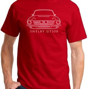 1967 Shelby GT350 Mustang No Stripes Front End Profile Design Tshirt