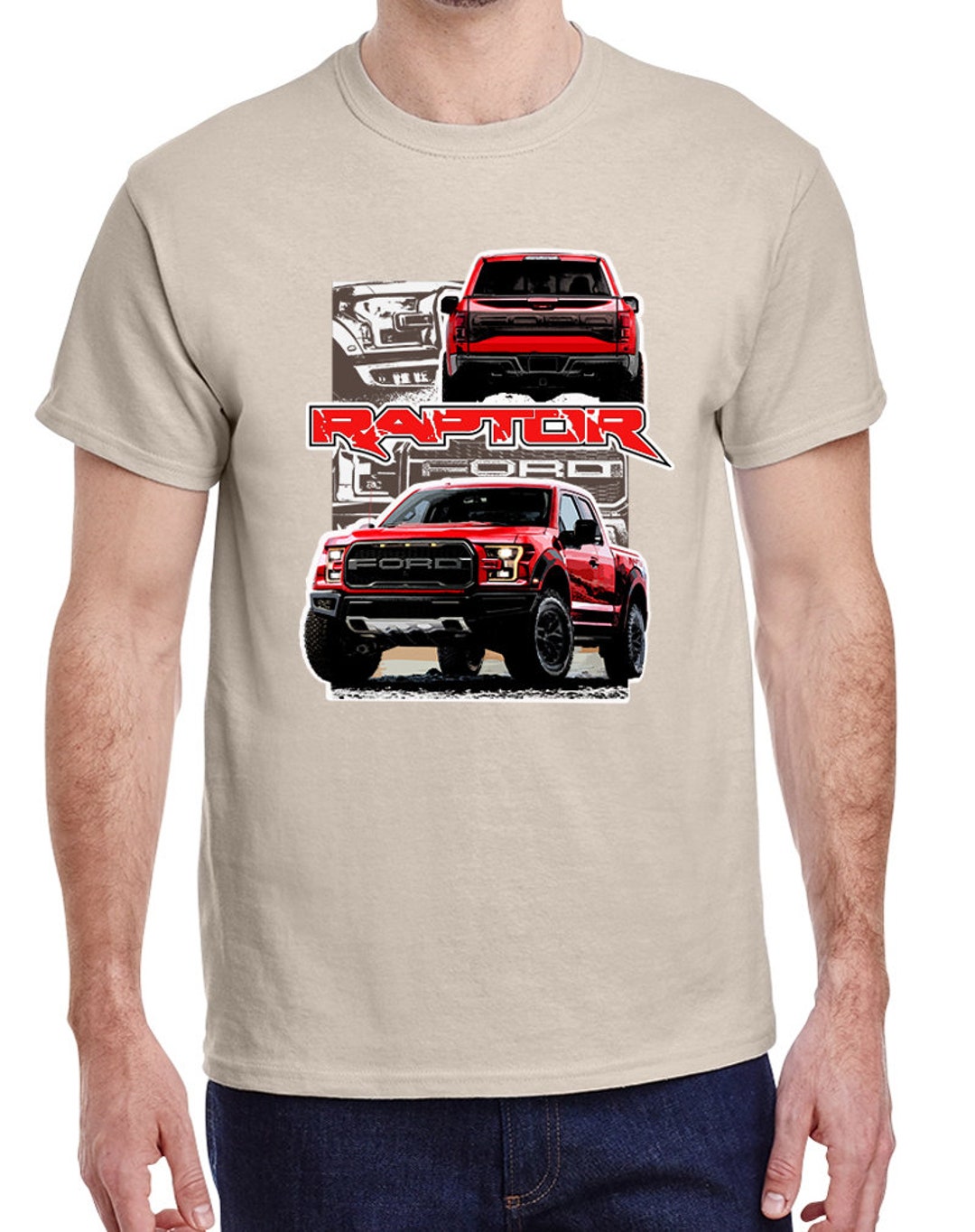 Ford Raptor R Shirts 2017-20 Ford Raptor F150 4x4 Red Truck Full Color Design Tshirt - Etsy