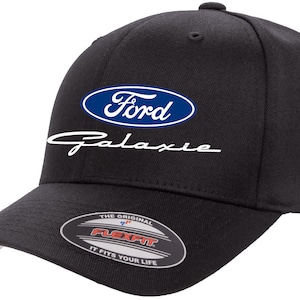 Ford Galaxie Logo Classic Design Flexfit 6277 Baseball Hat Cap