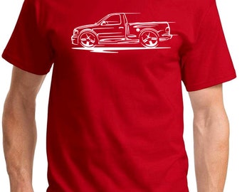 1999-04 Ford SVT Lightning F150 Truck Redline Design Tshirt