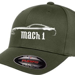 2021 2022 Ford Mach 1 Mustang Classic Design Flexfit 6277 Baseball Hat Cap