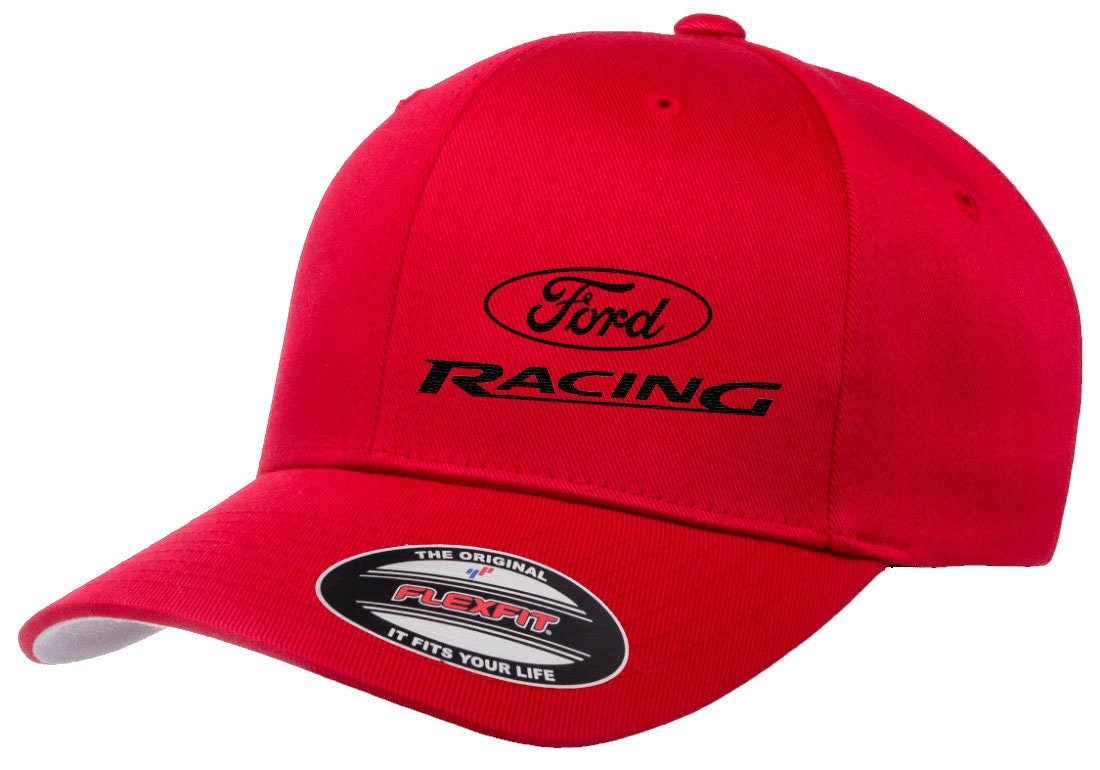 Ford Racing Logo Side Panel Embroidered Design Flexfit 6277 Baseball ...