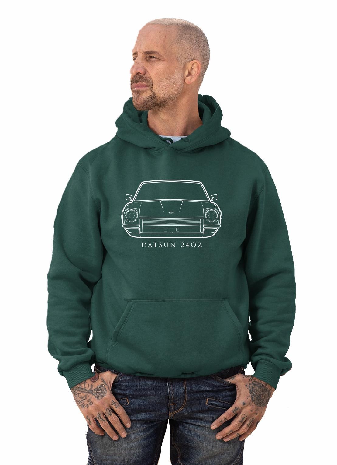Datsun 240Z Sports Car Front End Design Hoodie Sweatshirt - Etsy