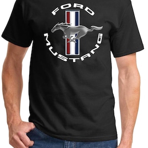 Ford Mustang Classic Logo Color Design Tshirt