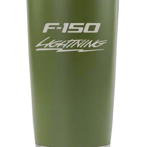 Ford Lightning F150 Truck Logo Design 20oz Stainless Steel Tumbler