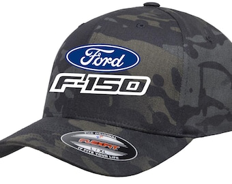 Ford F150 Pickup Truck Logo Classic Design Flexfit 6277 Baseball Hat Cap