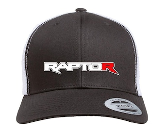 Ford Raptor R F150 Truck Logo Yupoong 6606 Snapback Trucker Baseball Hat Cap