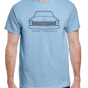 1965 Ford Galaxie Front End Profile Design Tshirt