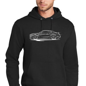 2016-20 Shelby GT350 Mustang Hardtop Classic Redline Design Hoodie Sweatshirt