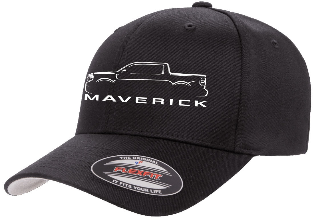 Ford Maverick Classic Design Flexfit Baseball Hat — Fully Embroidered