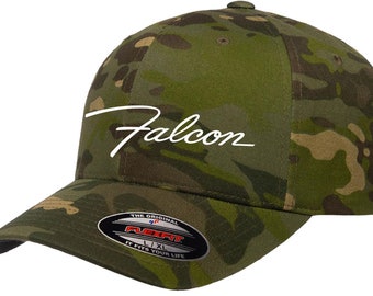 Ford Falcon Logo Diseño clásico Flexfit 6277 Gorra de sombrero de béisbol