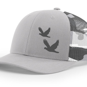 Dove Hunting Sporting Collection Multiple Embroidered Richardson 112 Snapback Trucker Baseball Hat Cap